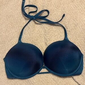 Victoria's Secret Teal Push-Up Halter Bra